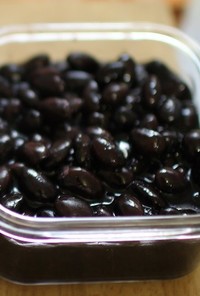 黒豆～ひたし豆（薄味の常備菜）