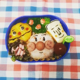 簡単キャラ弁☆アンパンマン☆2歳のお弁当