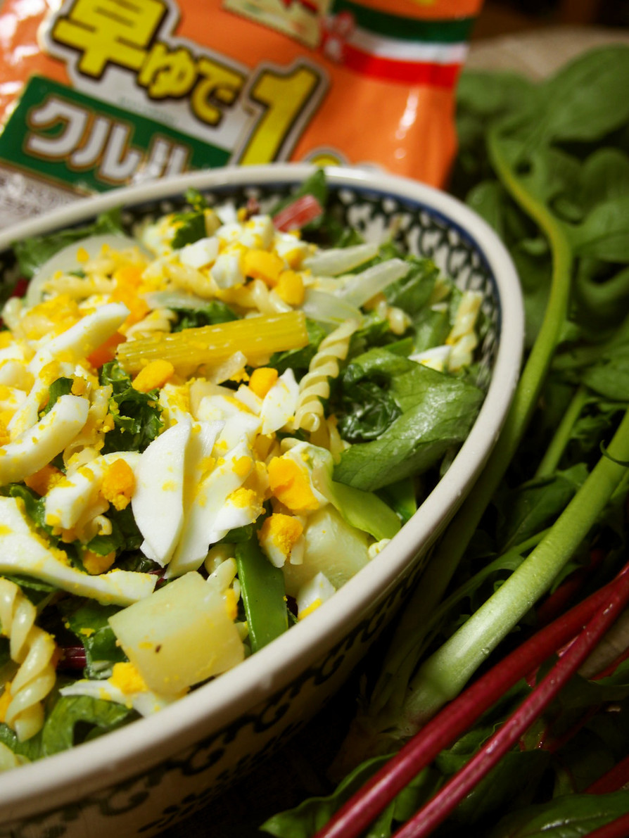 野菜がいっぱい食べられる♪マカロニサラダの画像