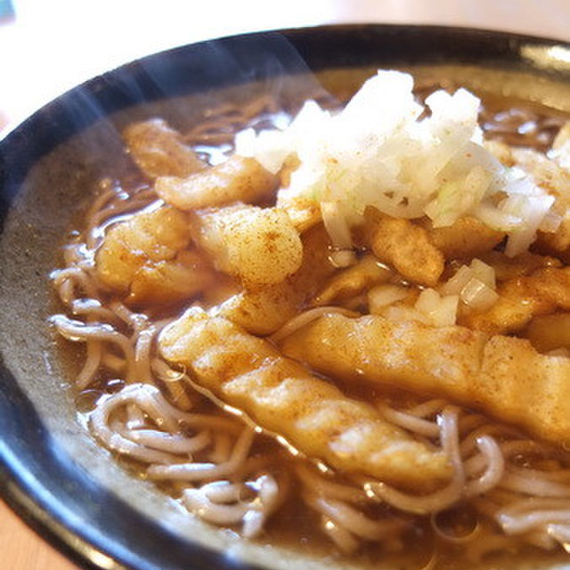マルちゃん正麺の蕎麦で作るカレーポテそば レシピ 作り方 By たけおじ クックパッド
