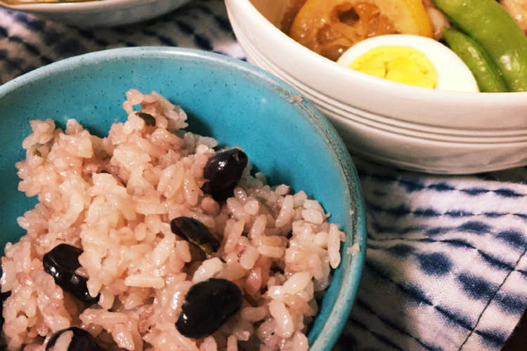赤飯 もちもち赤えんどう豆ご飯 レシピ 作り方 By Fuchsia クックパッド 簡単おいしいみんなのレシピが358万品