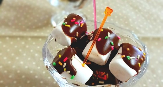 簡単おやつ＊マシュマロ.バナナチョコ by chi‐‐‐ 【クックパッド】 簡単おいしいみんなのレシピが348万品