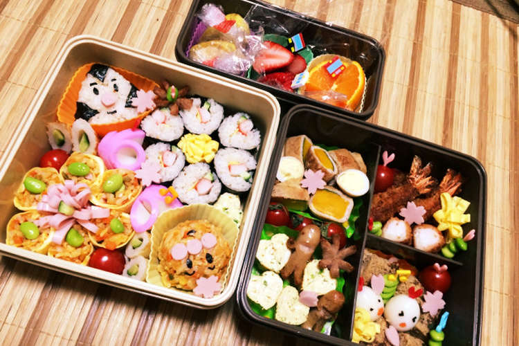 保育園 お花見 遠足 春の行楽弁当 レシピ 作り方 By じょりパテ クックパッド