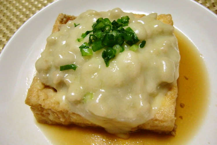 簡単 絹厚揚げの鶏そぼろチーズのせ レシピ 作り方 By たかしママ クックパッド 簡単おいしいみんなのレシピが360万品