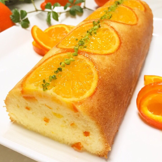 簡単コンポートで オレンジケーキ レシピ 作り方 By ぷるベリー クックパッド