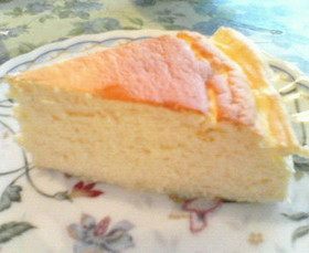 スライスチーズでスフレチーズケーキ