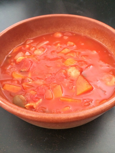 味付けはコンソメのみで簡単★トマトスープの写真