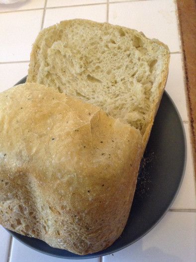 バジル風味のフランス食パンの写真