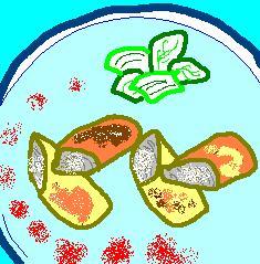 白身魚の湯葉巻き揚げの画像