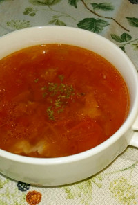 シンプルに☆トマトスープ