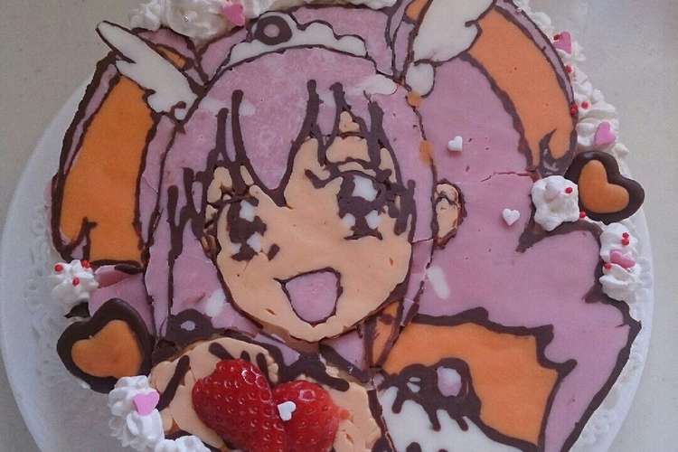 キャラデコケーキ キュアハッピー レシピ 作り方 By くろﾆｬﾝｺ クックパッド 簡単おいしいみんなのレシピが359万品