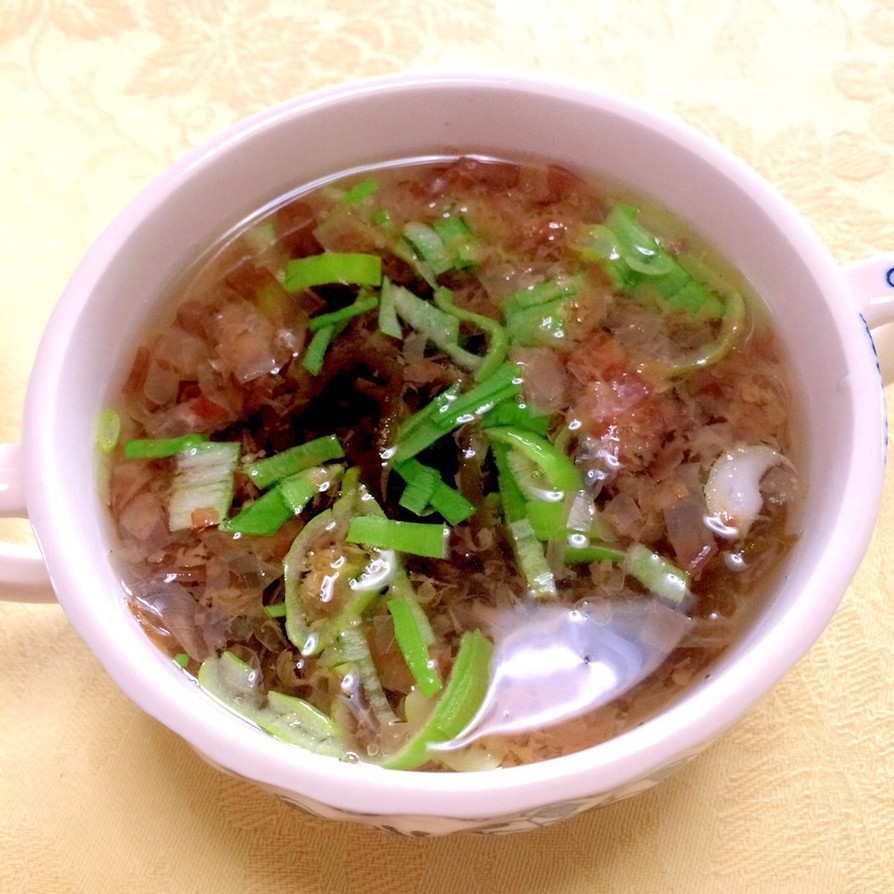 沖縄で食べた☆思い出のもずくスープの画像