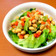 大豆と彩り野菜のホットサラダ