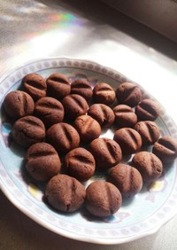 コーヒー豆風クッキー