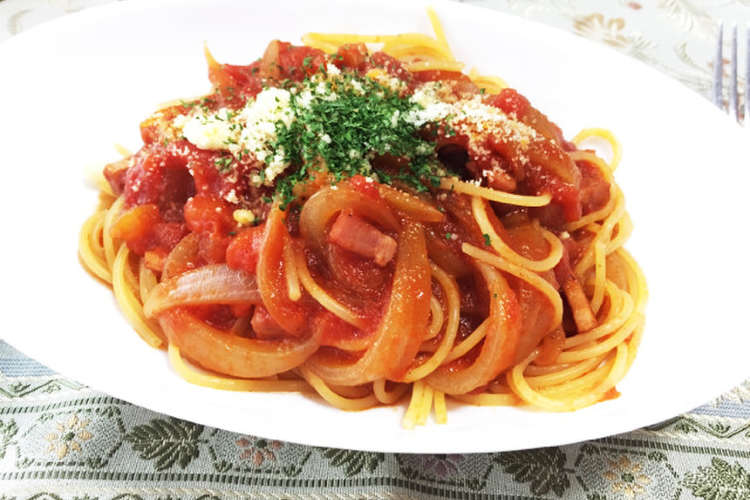 簡単トマトパスタ レシピ 作り方 By 0402 クックパッド