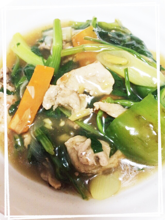 ♛野菜を摂ろう♪緑黄色野菜の中華丼♛の画像