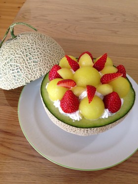 至福の♡メロンケーキ