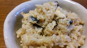 しじみ炊き込み飯。