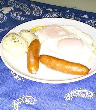 「粉ふきいも」で簡単朝食ワンプレートの画像