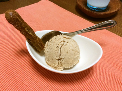 クロンボ風チョコレートアイスクリームの写真