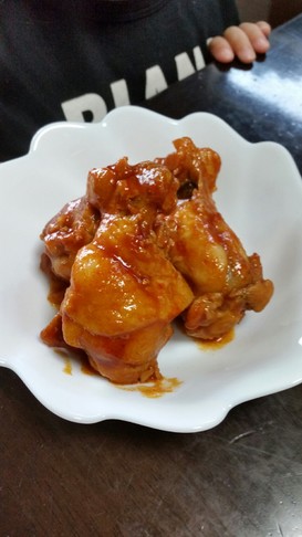 鶏手羽元のピリ辛ケチャップ煮♪♪♪