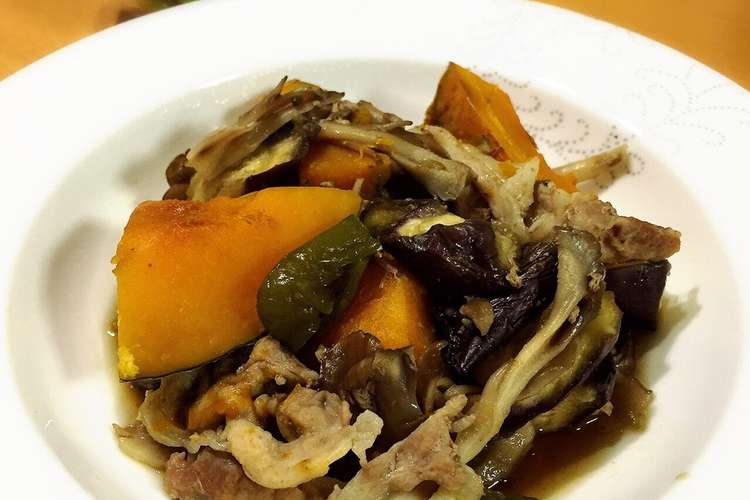 かぼちゃと豚肉の重ね煮 めんつゆレシピ レシピ 作り方 By Koshian子 クックパッド 簡単おいしいみんなのレシピが365万品