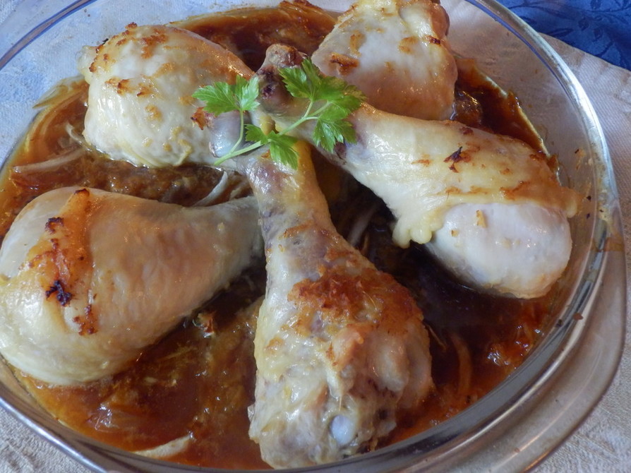 鶏もも肉と生姜の中華風オーブン焼きの画像