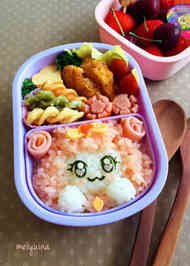 みんなが作ってる キャラ弁 プリキュア パフのレシピ クックパッド 簡単おいしいみんなのレシピが350万品