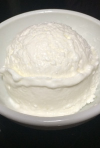 水切りヨーグルトのアイスクリーム