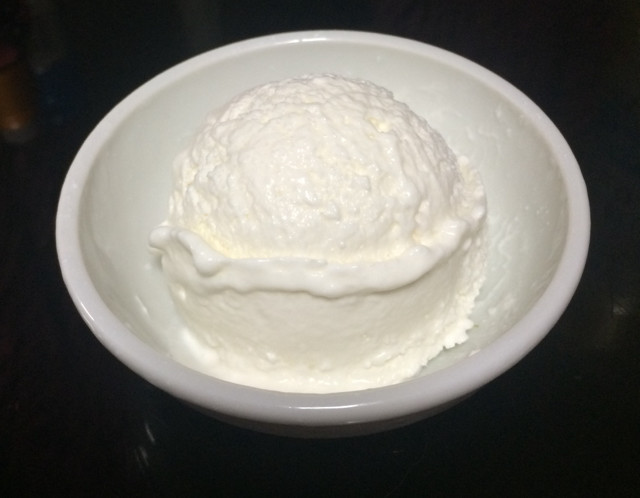 水切りヨーグルトのアイスクリームの画像