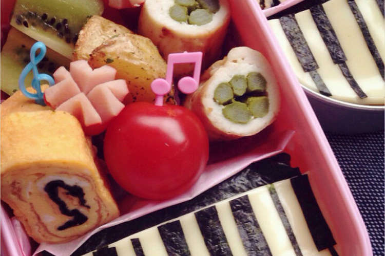 簡単 キャラ弁 ピアノ弁当 レシピ 作り方 By Dotmaimai クックパッド