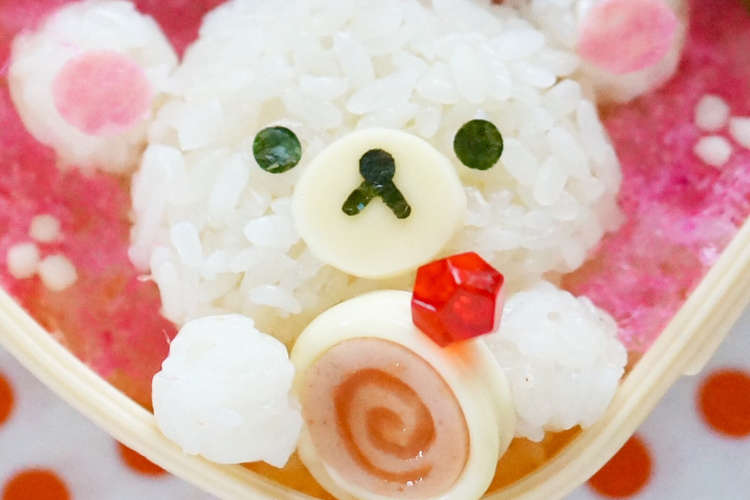 キャラ弁 魚肉ソーセージのロールケーキ風 レシピ 作り方 By Jndch クックパッド