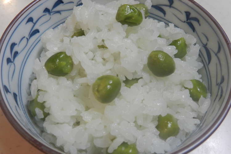 ほくほく グリンピースごはん レシピ 作り方 By マロロン犬 クックパッド 簡単おいしいみんなのレシピが366万品