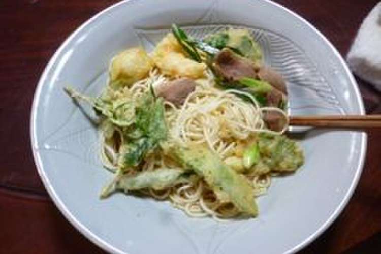 鴨南蛮風冷やしうどん レシピ 作り方 By 聖玲の台所 クックパッド