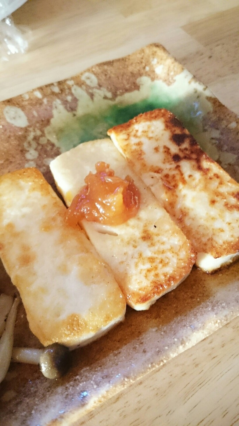 大満足‼塩豆腐ステーキ (*´-`)の画像