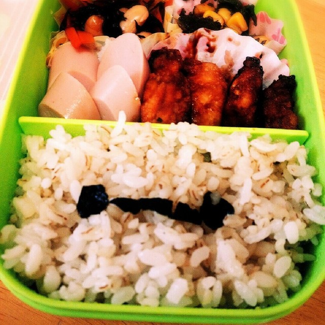 簡単 一分でキャラ弁 ベイマックス レシピ 作り方 By なすなす95 クックパッド 簡単おいしいみんなのレシピが354万品