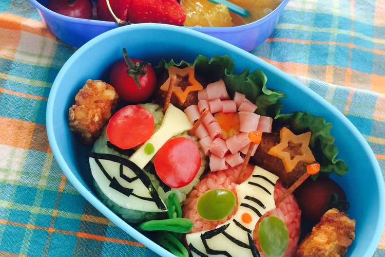 キャラ弁 仮面ライダー １号v３おにぎり レシピ 作り方 By Ou Ne クックパッド 簡単おいしいみんなのレシピが362万品