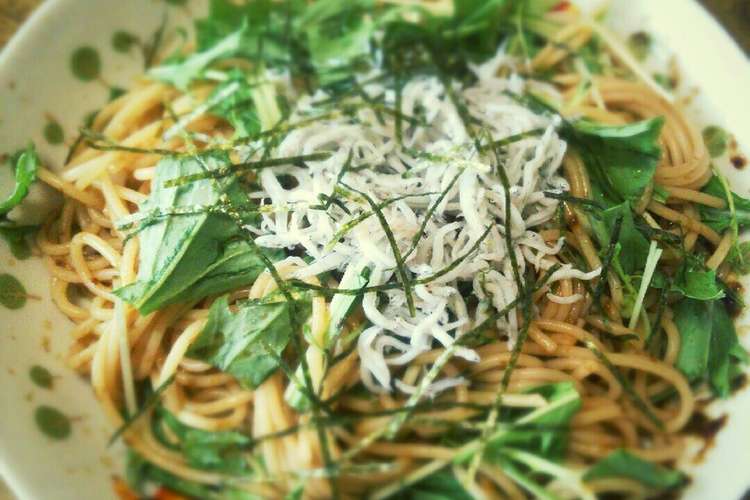 しらすと水菜の海苔パスタ レシピ 作り方 By スハダ クックパッド 簡単おいしいみんなのレシピが353万品