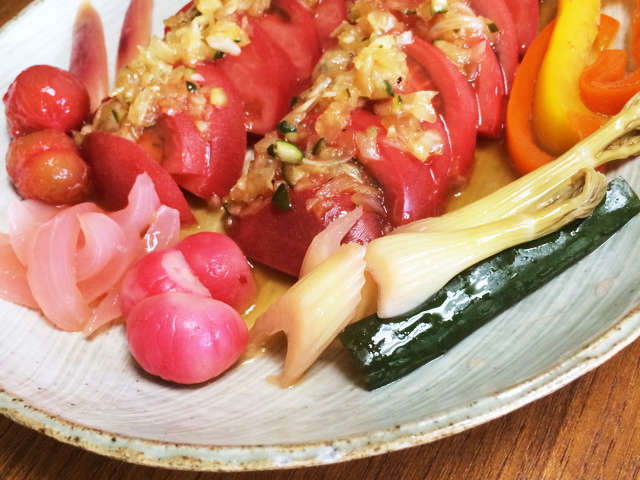 ピクルスと新玉ネギで万能ドレッシング レシピ 作り方 By Kochita クックパッド