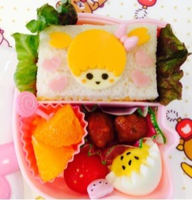 サンドイッチde幼稚園のお友達♡弁当…♩の画像