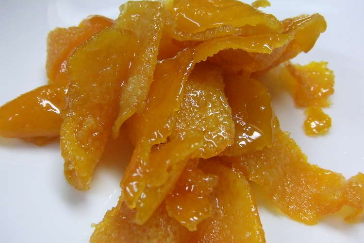 オレンジピールのようなみかんの皮の蜜煮 レシピ 作り方 By みんりん クックパッド 簡単おいしいみんなのレシピが349万品