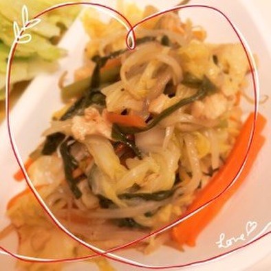 野菜炒め(中華だし)の写真