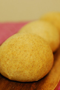 フランスパン専用粉でふすまココナッツパン