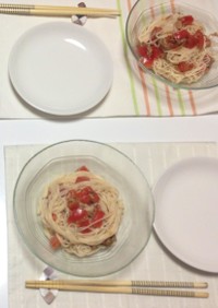 トマトバジル素麺