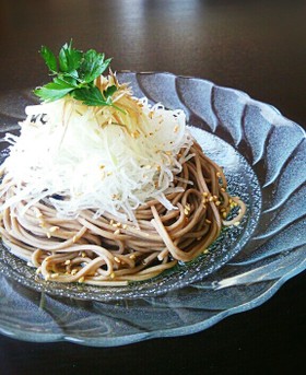 茗荷蕎麦、はじめました。【薬味たっぷり】