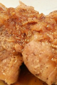 豚ヒレ肉のスタミナ焼き