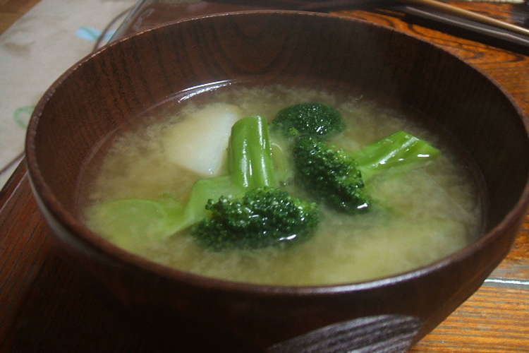 ブロッコリーと里芋のお味噌汁 レシピ 作り方 By ちゃかちん クックパッド 簡単おいしいみんなのレシピが351万品