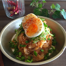 白滝と切り干し大根のキムチダイエット麺
