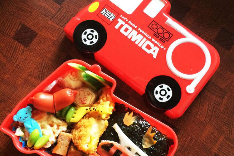 車 消防車 キャラ 弁当 レシピ 作り方 By りゅ の嫁 クックパッド 簡単おいしいみんなのレシピが360万品