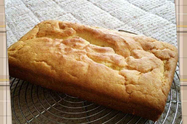 Hmで 豆腐パウンドケーキ卵なし レシピ 作り方 By Ayuパン クックパッド